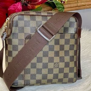 Authentic Louis Vuitton Damier Ebene Olav PM